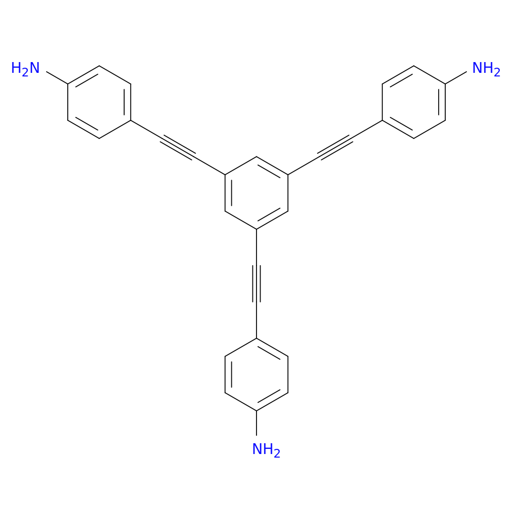 4,4',4''-(苯-1,3,5-三基三(乙炔-2,1-二基)三苯胺 326002-91-9