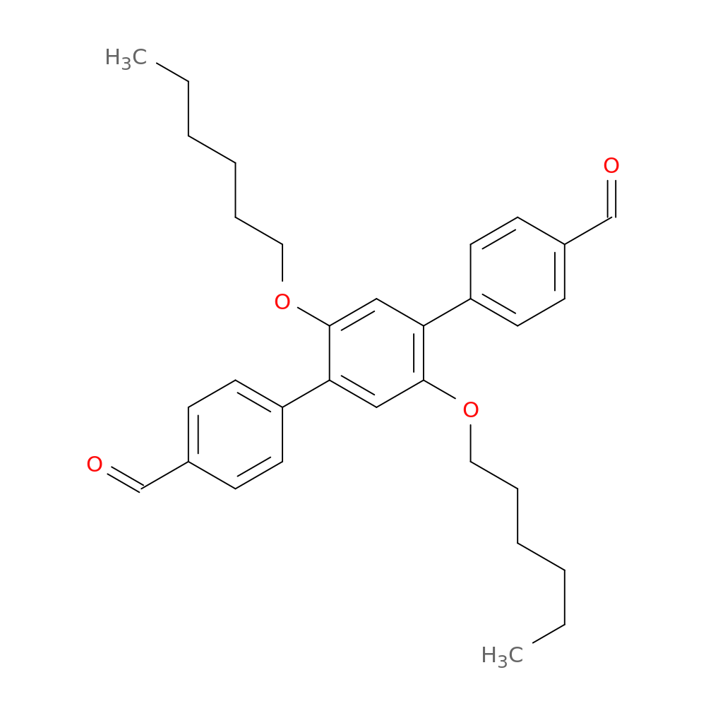 2',5'-双(己氧基)-[1,1':4',1''-三联苯]-4,4''-二甲醛 474974-24-8