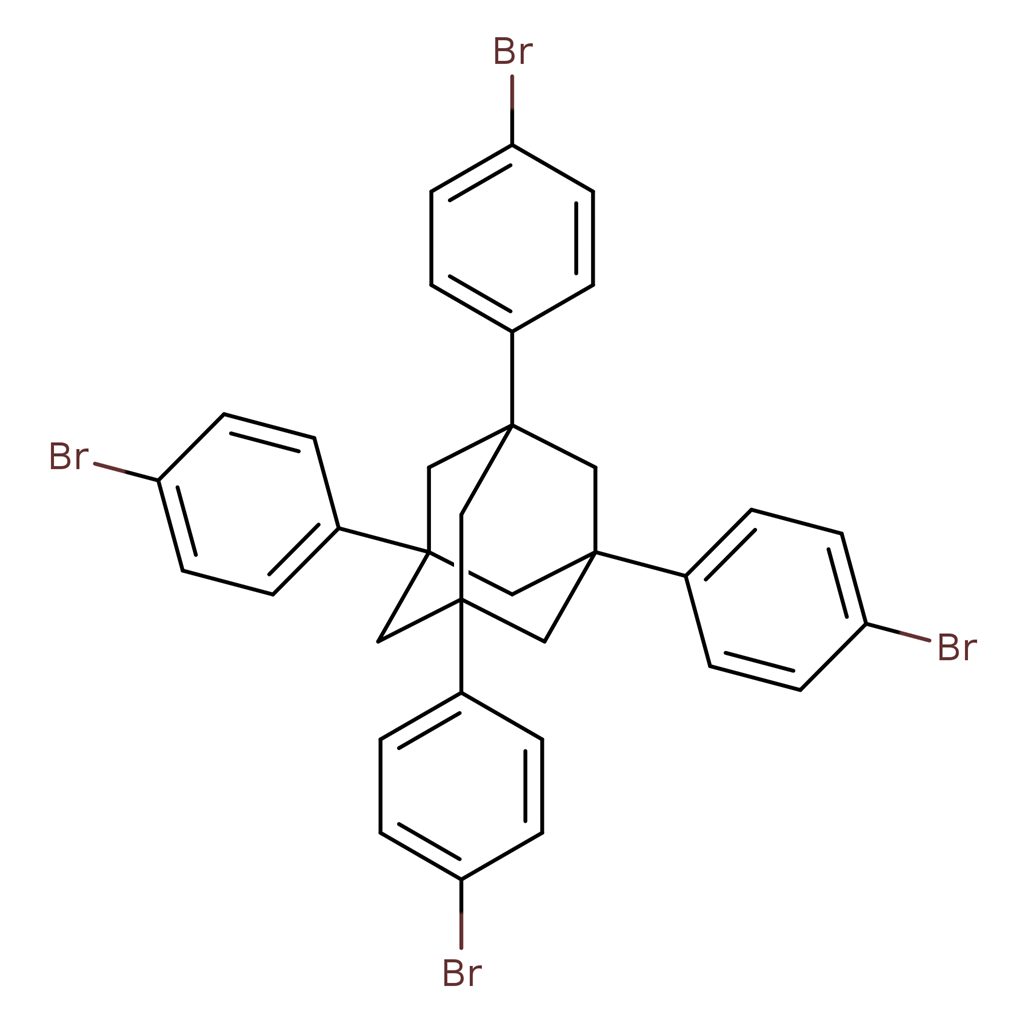 1,3,5,7-四(4-溴苯基)金刚烷 144970-36-5