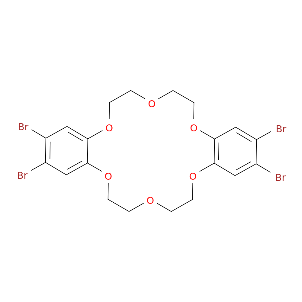 2,3,13,14-四溴-6,7,9,10,17,18,20,21-八氢二苯并[b,k][1,4,7,10,13,16]]六氧杂环十八烷 40100-11-6