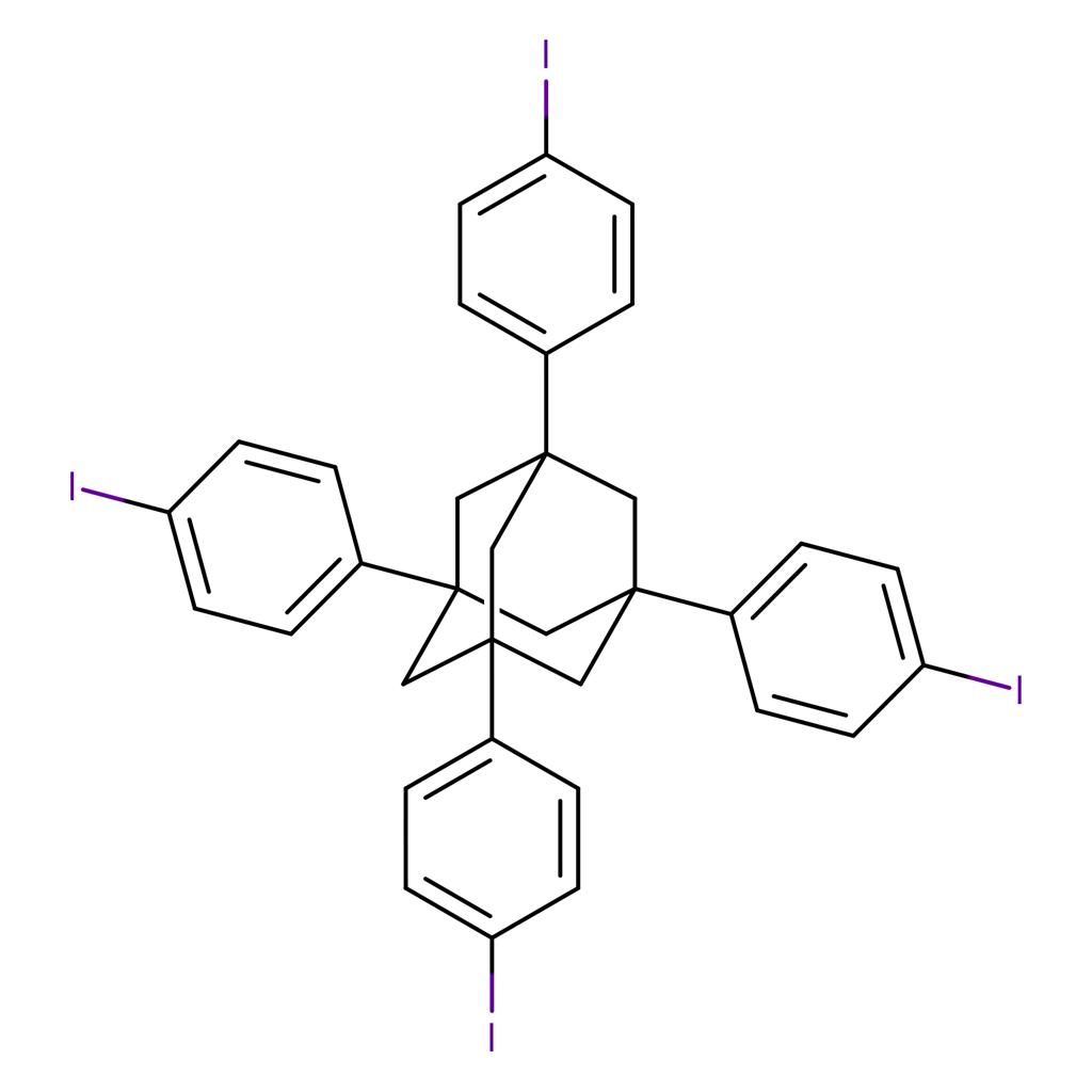 1,3,5,7-四(4- 碘苯基)金刚烷 144970-30-9