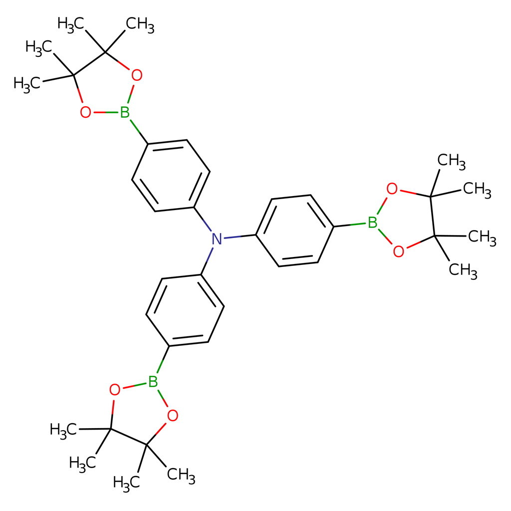 三(4-(4,4,5,5-二氧硼杂环戊烷-2-基)苯基)胺 267221-90-9