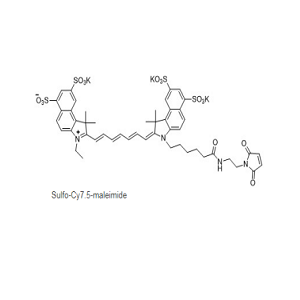 Sulfo-Cy7.5 maleimide，水溶cy7.5马来酰亚胺