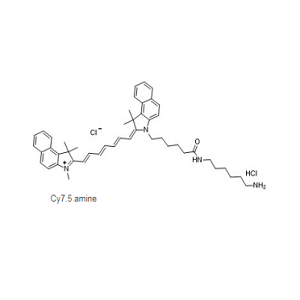 2104005-17-4，Cy7.5 amine，CY7.5 氨基，Cy7.5 NH2