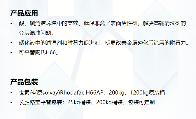 高碱增溶剂H66AP 66057-30-5