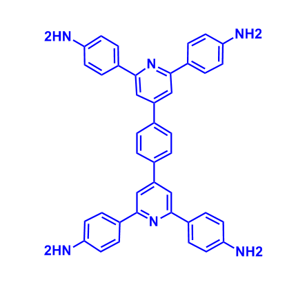 4,4',4'',4'''-(1,4-亚苯基双(吡啶-4,2,6-三基))四苯胺