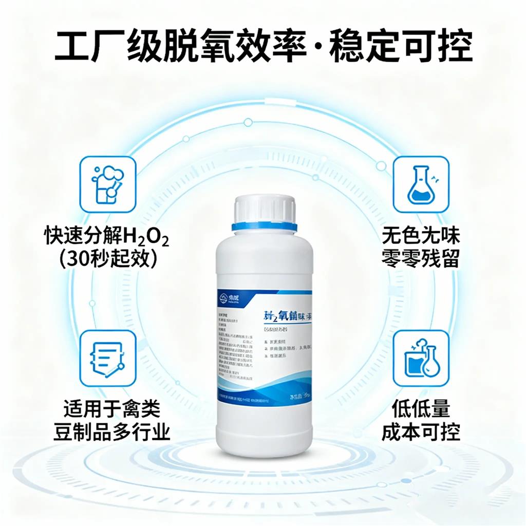 过氧化氢酶工业级双氧水分解酶去除过氧化氢残留水处理纺织印染