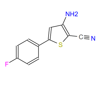 210356-63-1；3-氨基-5-(4-氟苯基)噻吩-2-甲腈；3-AMINO-2-CYANO-5-(4-FLUOROPHENYL)THIOPHENE