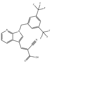 (2E)-3-[1-[[3,5-双(三氟甲基)苯基]甲基]-1H-吡咯并[2,3-B]吡啶-3-基]-2-氰基-2-丙烯酸 2260696-63-5