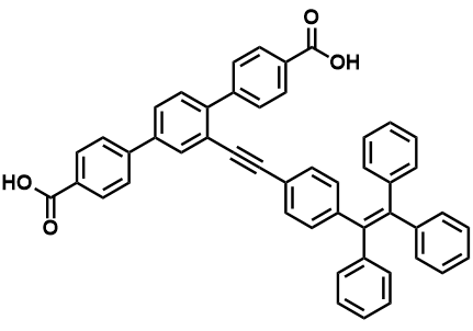 2'-((4-(1,2,2-三苯基乙烯基)苯基)乙炔基)-[1,1':4',1''-三联苯]-4,4''-二甲酸