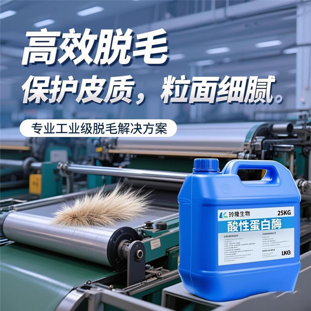 酸性蛋白酶皮革加工用酶制剂制革助剂脱毛软化酸性体系皮革前处理