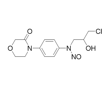 N-(3-氯-2-羟丙基)-N-(4-)3-氧代吗啉代)苯基)亚硝酰胺