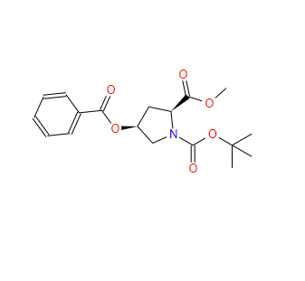 (2S,4R)-BOC-4-苯甲酰氧基脯氨酸甲酯121147-94-2