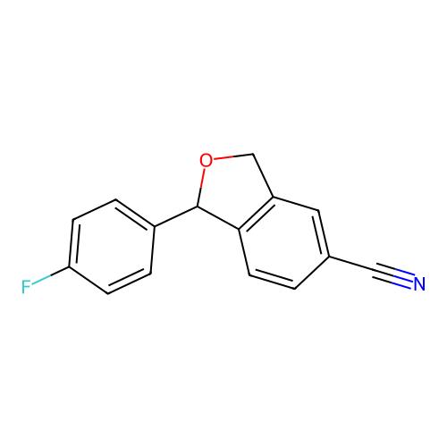 aladdin 阿拉丁 C684327 5-氰基-1-(4-氟苯基)-1,3-二氢异苯并呋喃 64169-67-1 ≥97%
