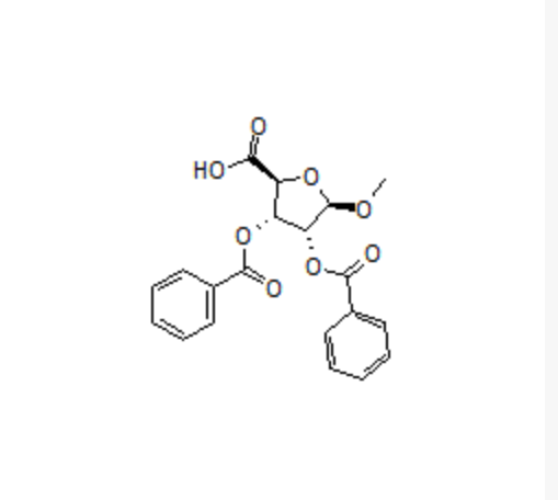 (2S,3S,4R,5R)-3,4-双(苯甲酰基氧基)-5-甲氧基四氢呋喃-2-甲酸 163152-37-2