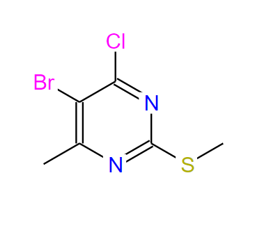 2-(甲硫基)-4-氯-5-溴-6-甲基嘧啶