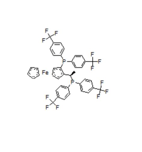 166172-60-7 (R)-1-[(Sp)-2-[双[4-(三氟甲基)苯基]膦基]二茂铁基]乙基双[4-(三氟甲基)苯基]膦