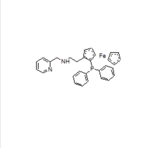 (1R)-1-(二苯基膦基)-2-[(1R)-1-[(2-吡啶基甲基)氨基]乙基]二茂铁  1429484-04-7