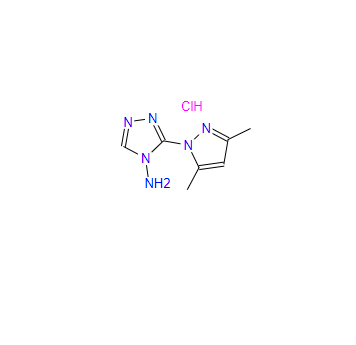 3-(3,5-二甲基-1H-吡唑-1-基)-4H-1,2,4-三唑-4-胺盐酸盐121378-82-3