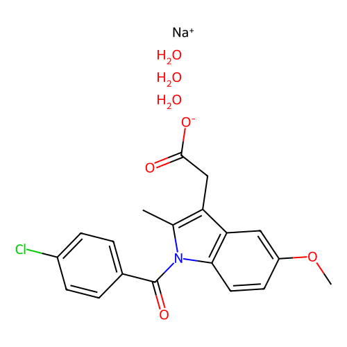 aladdin 阿拉丁 I304533 吲哚美辛钠盐三水合物 74252-25-8 ≥96%