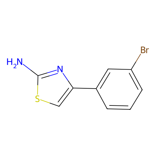 aladdin 阿拉丁 A179047 2-氨基-4-(3-溴苯基)噻唑 105512-81-0 ≥97%