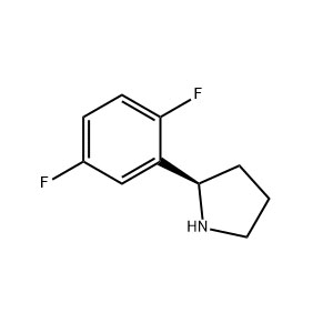 aladdin 阿拉丁 P682389 (R)-2-(2,5-二氟苯基)吡咯烷 1218935-59-1 ≥97%