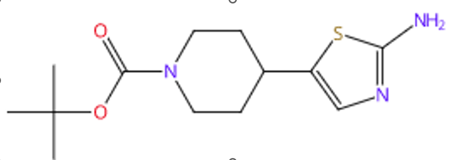 4-(2-氨基噻唑-5-基)哌啶-1-甲酸叔丁酯