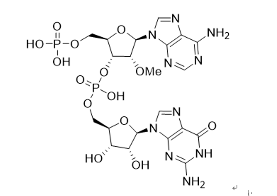Guanosine, 2'-O-methyl-5'-O-phosphonoadenylyl-(3'→5')-