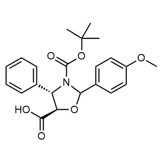 (4S,5R)-2-(4-甲氧基苯基)-3-N-叔丁氧羰基-4-苯基-5-甲酸；196404-55-4