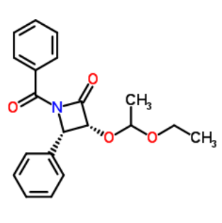 (3R,4S)-1-苯甲酰-3-(1-乙氧乙氧基)-4-苯基-2-氮杂环丁酮；201856-53-3