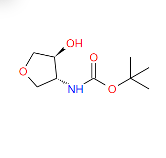 氨基甲酸, N-[(3R,4S)- 四氢化-4-羟基-3-呋喃基]-, 1,1-双甲基乙基酯, REL-