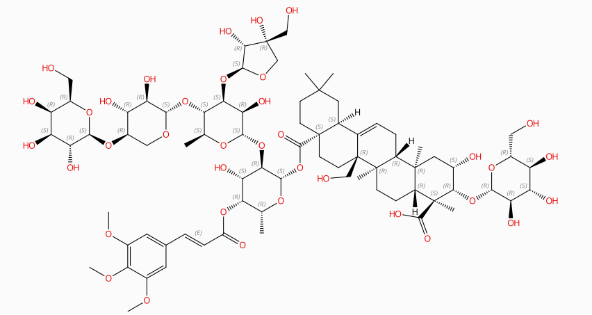 远志皂苷R，1008798-85-3，Onjisaponin R，天然产物，中药对照品。