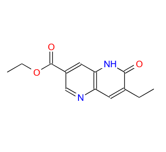 7-乙基-6-氧代-5,6-二氢-1,5-萘啶-3-羧酸乙酯    2589531-73-5   Ethyl 7-ethyl-6-oxo-5,6-dihydro-1,5-naphthyridine-3-carboxylate