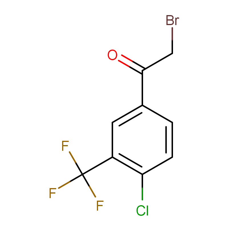 2-溴-1-(4-氯-3-(三氟甲基)苯基)乙酮 630404-09-0