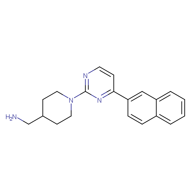 1-[4-(2-萘基)-2-嘧啶基]-4-哌啶甲胺 1123231-07-1