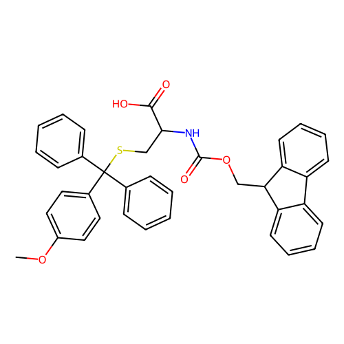 aladdin 阿拉丁 F167976 Fmoc-S-(4-甲氧基三苯甲基)-L-半胱氨酸 177582-21-7 ≥98%(HPLC), ~ca.11% dioxane