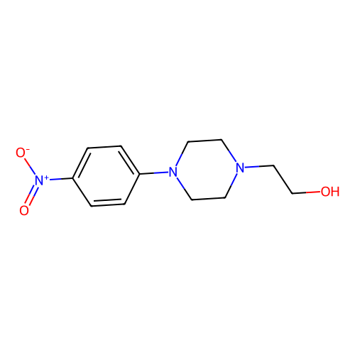 aladdin 阿拉丁 N193887 2-(4-(4-硝基苯基)哌嗪-1-基)乙醇 5521-38-0 ≥95%