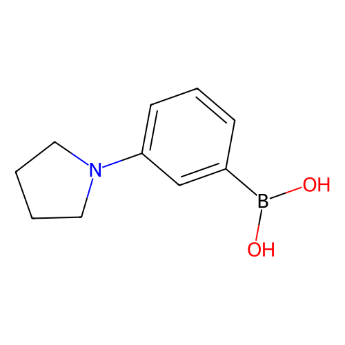 aladdin 阿拉丁 P334517 3-(1-吡咯烷基)苯基硼酸（含不等量酸酐） 659731-18-7 ≥97%