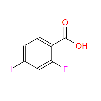 2-氟-4-碘苯甲酸；124700-40-9；