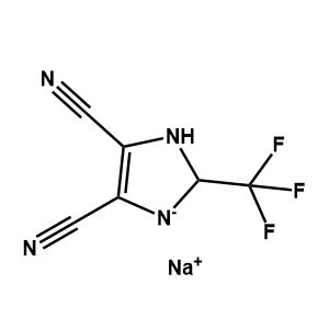 1H-咪唑-4,5-二甲腈, 2-(三氟甲基)-, 钠盐 (1:1)