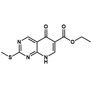 2-(甲硫基)-5-氧代-5,8-二氢吡啶并[2,3-d]嘧啶-6-羧酸乙酯