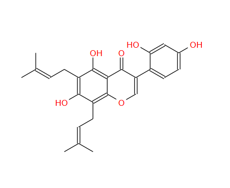 8-异戊烯基羽扇豆异黄酮；125002-91-7；