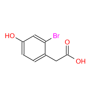 2-溴-4-羟基苯乙酸  88491-44-5  2-(2-bromo-4-hydroxyphenyl)acetic acid