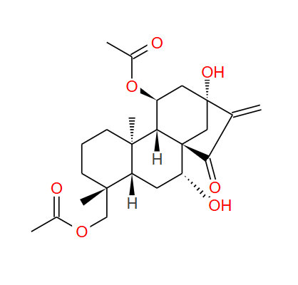叶含乙酰瘿花香茶菜素 B；125181-21-7；