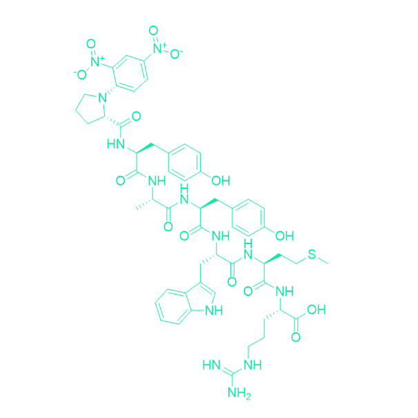 择性靶向MMP3底物多肽Dnp-PYAYWMR/135662-06-5/Dnp-PYAYWMR