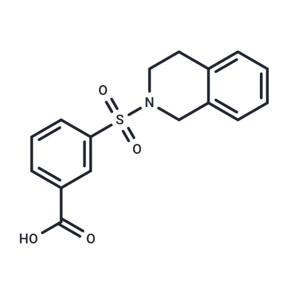 aladdin 阿拉丁 A698787 3-(3,4-二氢-1H-异喹啉-2-磺酰基)-苯甲酸，AKR1C3-IN-1 327092-81-9 ≥98%