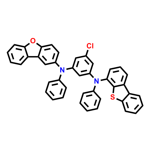 5-氯-N1-(二苯并[b,d]呋喃-2-基)-N3-(二苯并[b,d]噻吩-4-基)-N1,N3-二苯基苯-1,3-二胺