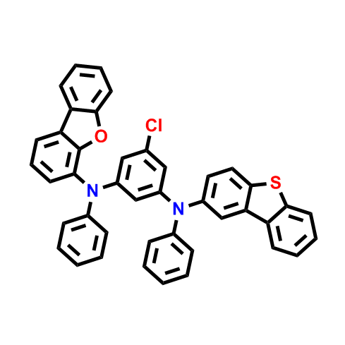 5-氯-N1-(二苯并[b,d]呋喃-4-基)-N3-(二苯并[b,d]噻吩-2-基)-N1,N3-二苯基苯-1,3-二胺