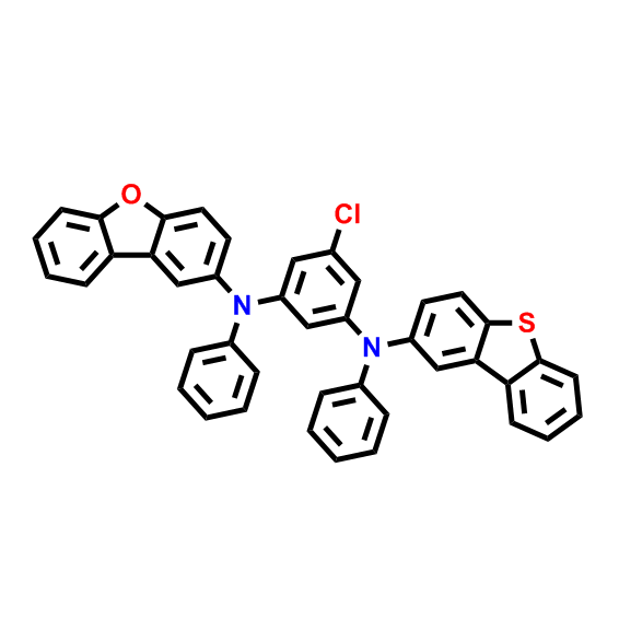 5-氯-N1-(二苯并[b,d]呋喃-2-基)-N3-(二苯并[b,d]噻吩-2-基)-N1,N3-二苯基苯-1,3-二胺
