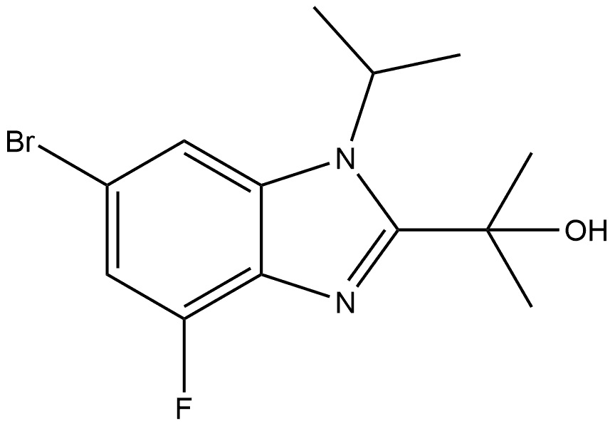 2-(6-溴-4-氟-1-异丙基-1H-苯并[D]咪唑-2-基)丙-2-醇
